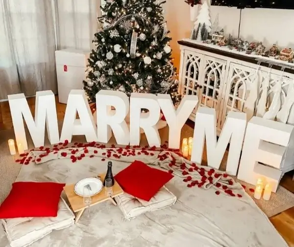 Evlilik Teklifi Strafor Harf