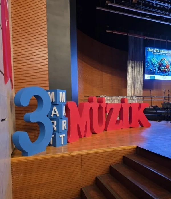 Sahne Strafor Köpük Harfler